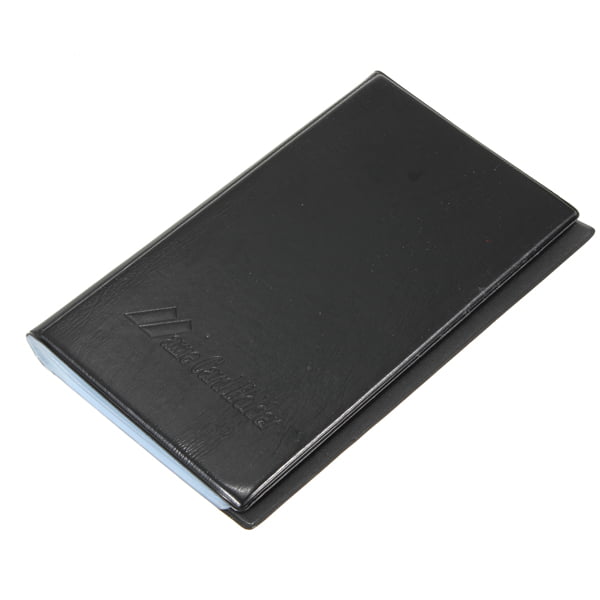 Mini Organizer 120 Pocket Business Card Book Credit Card Holder Book Case Keeper 